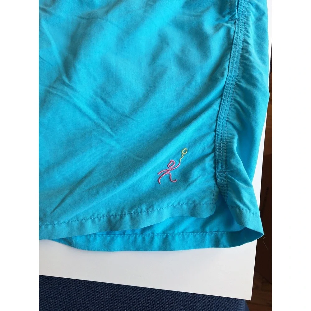 Michaels Swimwear Trunks Men's Bathing Size M Mesh Liner Blue Quick Dry USA
